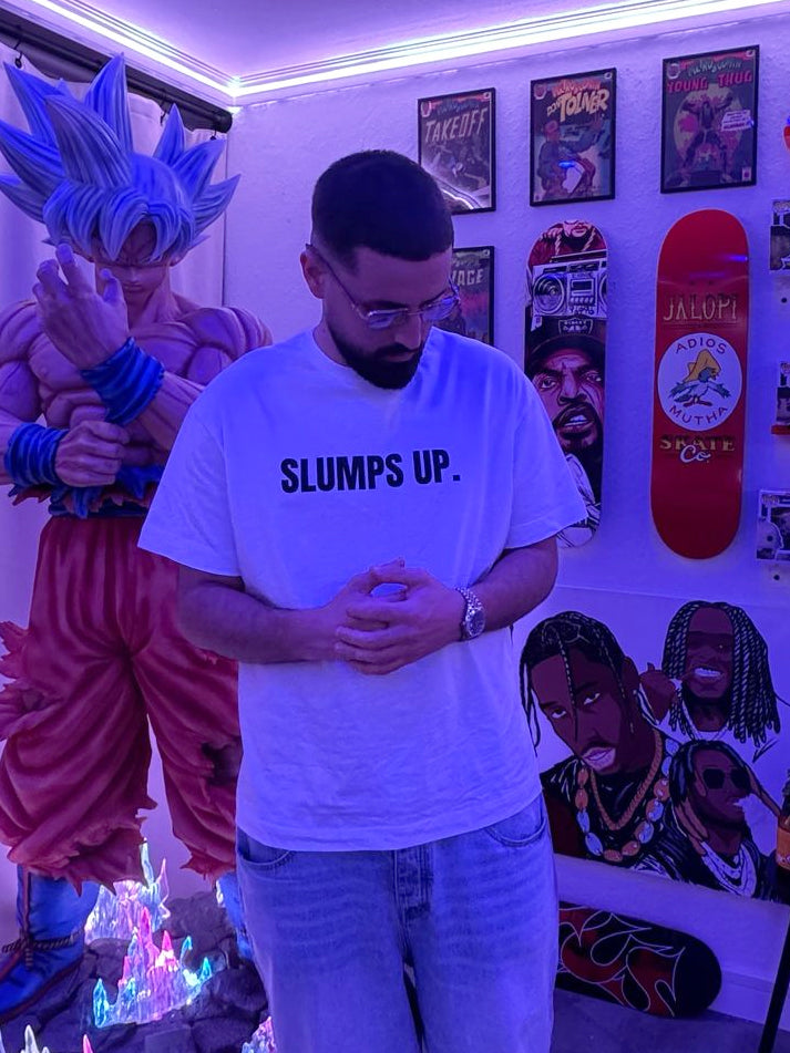 Slumps Up. - T-Shirt weiß