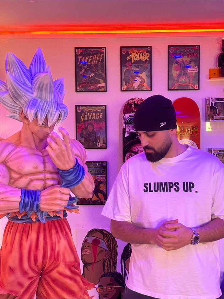 Slumps Up. - T-Shirt weiß